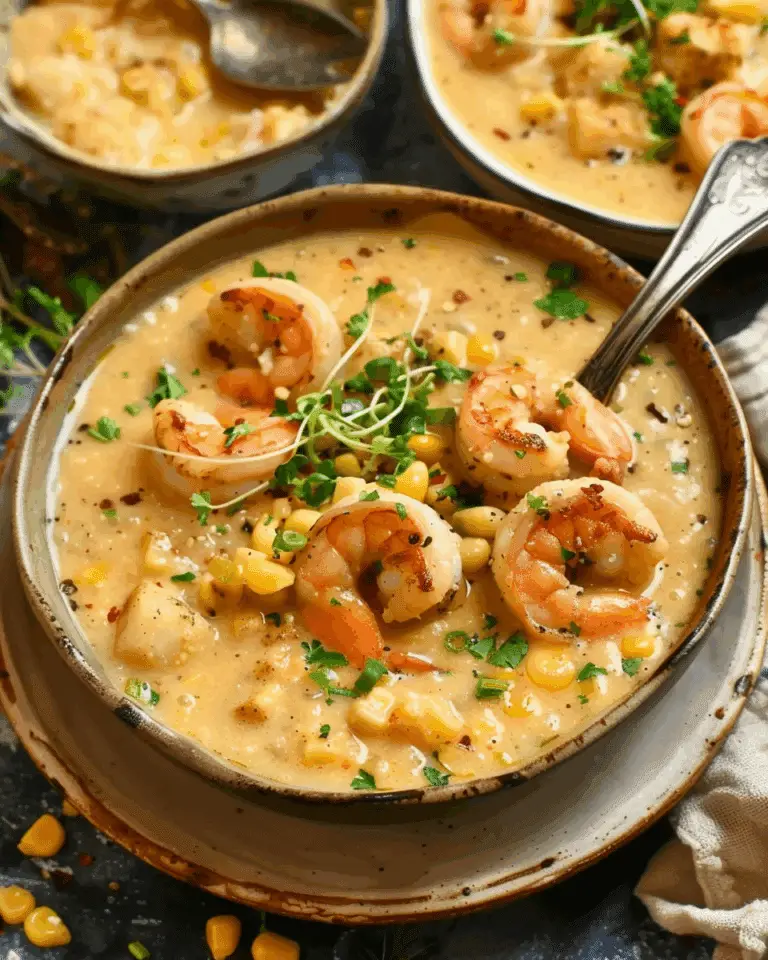 Louisiana Shrimp and Corn Bisque