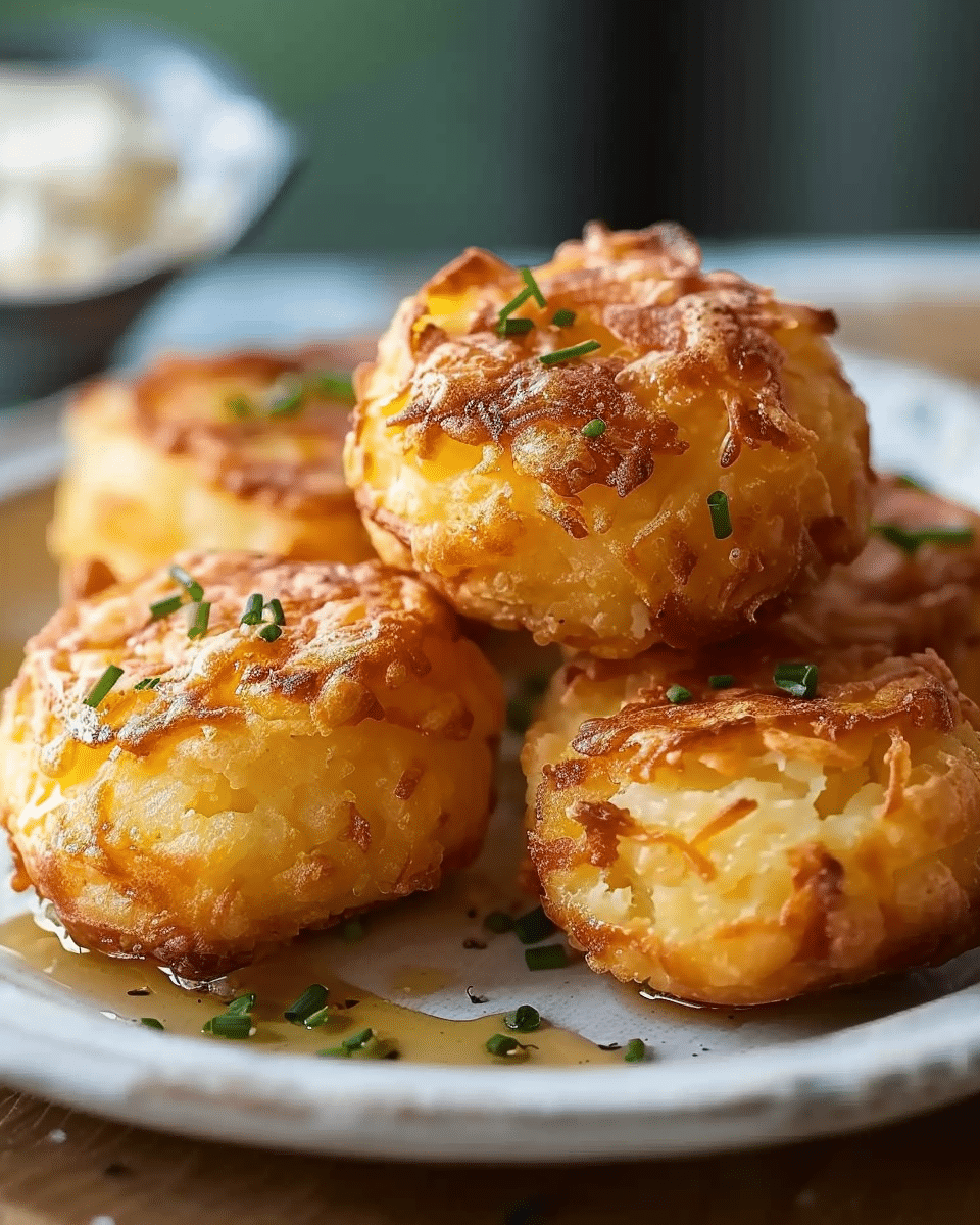 Mashed Potato Cheese Puffs