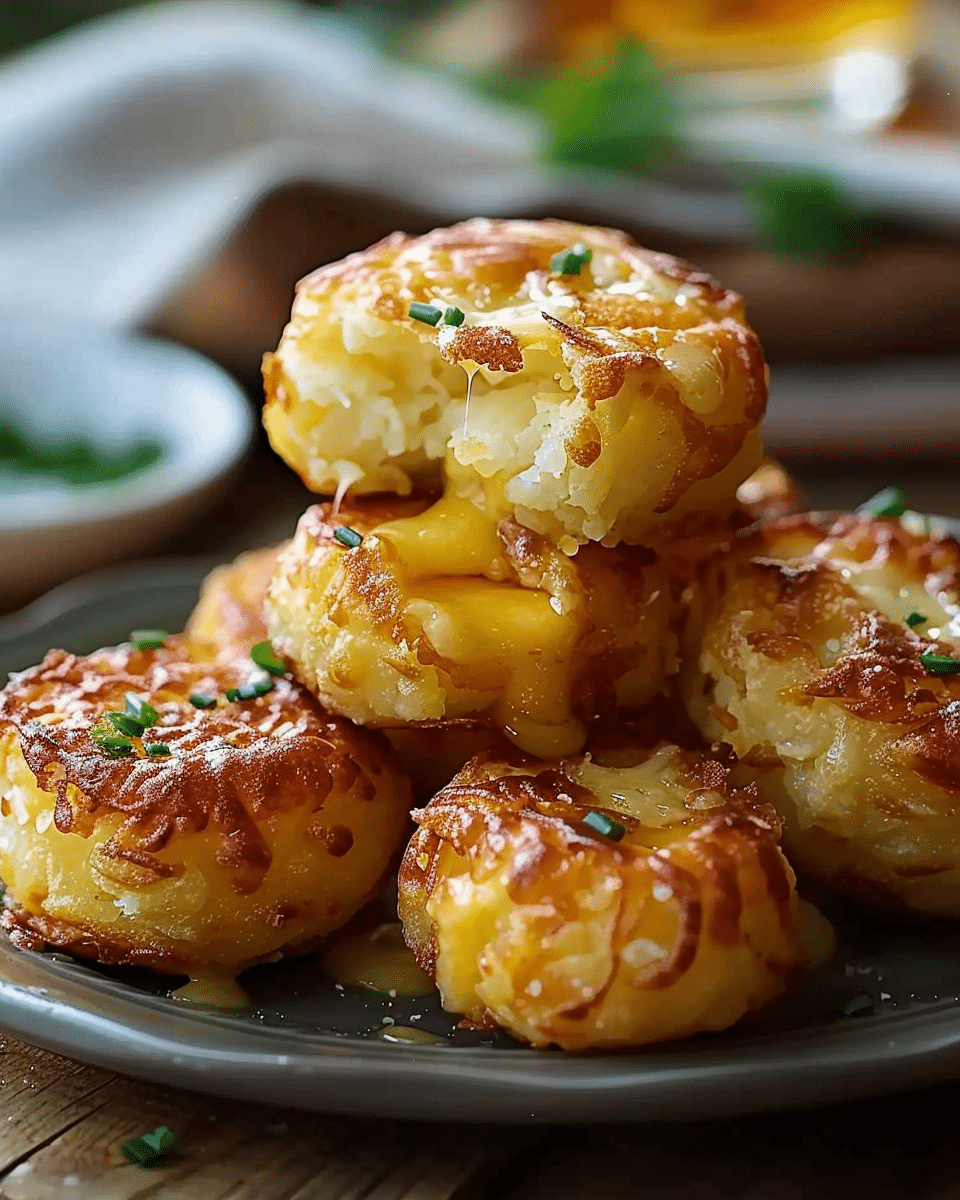 Mashed Potato Cheese Puffs