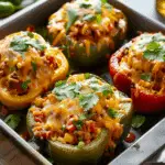 Mexican Vegetarian Stuffed Peppers Recipe