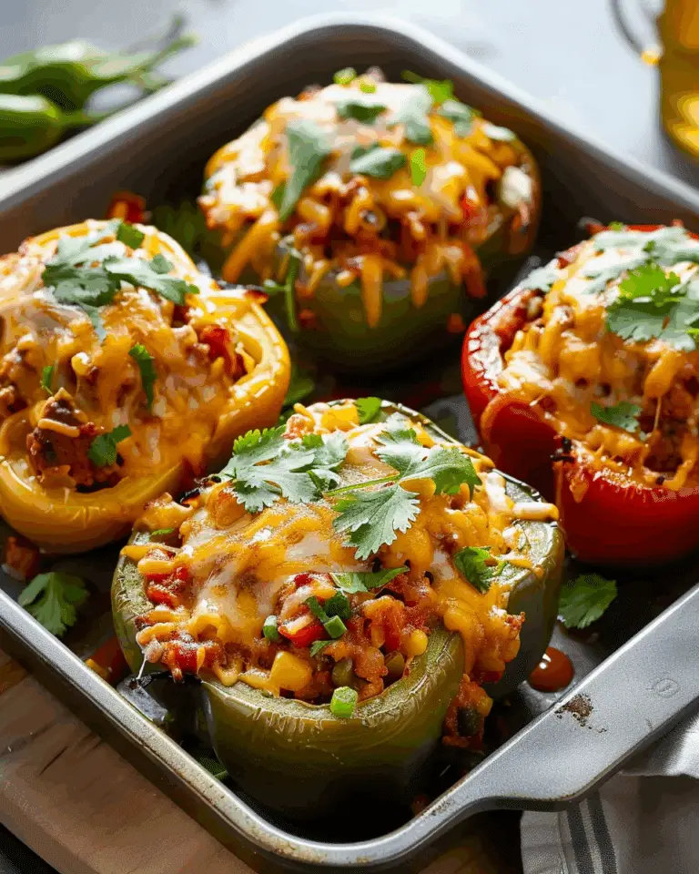 Mexican Vegetarian Stuffed Peppers Recipe