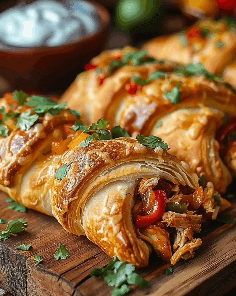 Mini Chicken Fajita Crescent Rolls: A Quick and Delicious Appetizer