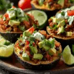 Mini Taco Stuffed Avocados