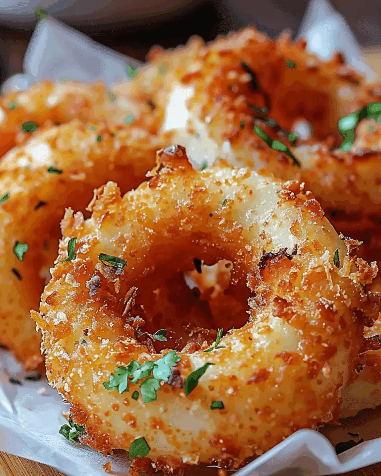 Mozzarella Stick Onion Rings