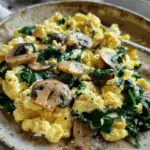 Mushroom Spinach Scrambled Eggs: 5 Steps to Savory Bliss