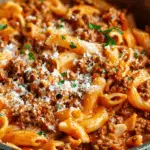 One-Pot Creamy Bolognese Pasta