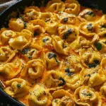 One-Pot Spicy Garlic Butter Chicken Tortellini