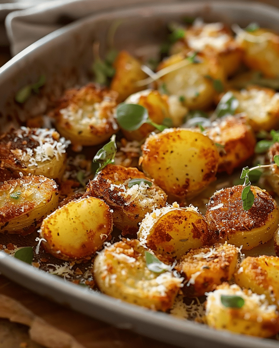 Parmesan-Crusted Roasted Potatoes