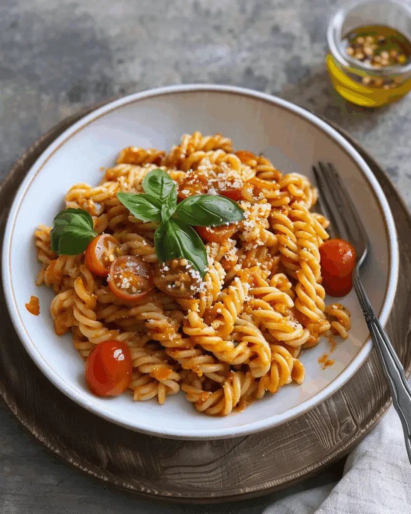 Pasta alla Trapanese (Sicilian Tomato Pesto)