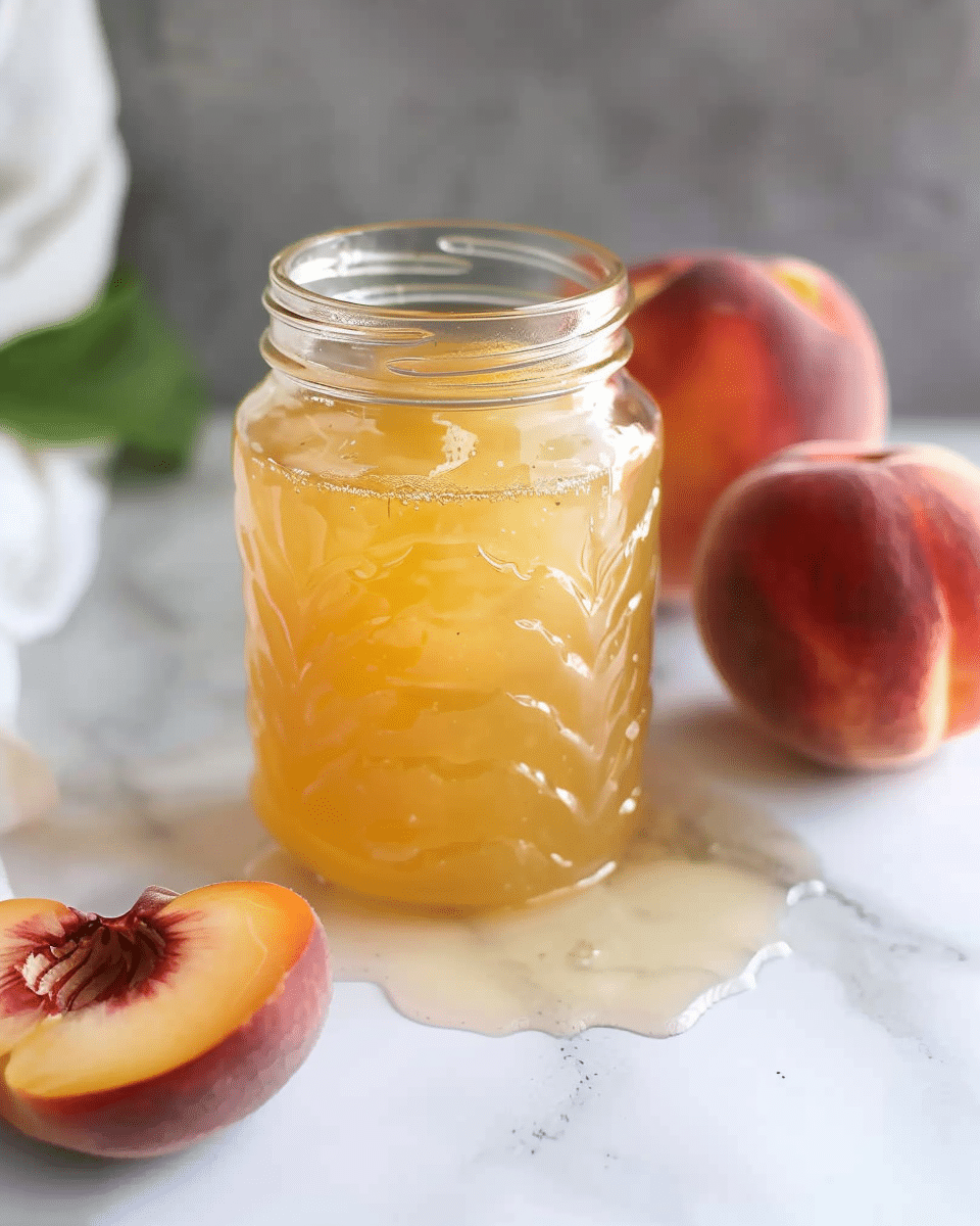 Peach Simple Syrup Recipe