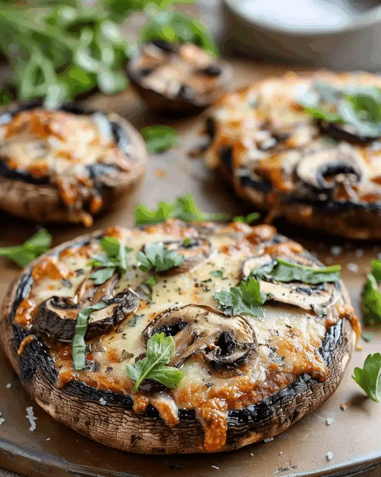 Portobello Mushroom Pizzas – 4 Easy Ways to Make Them Extra Cheesy