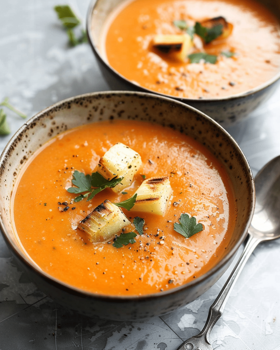 Potato Leek Tomato Soup