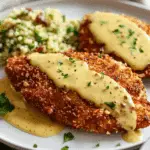 Pretzel Crusted Chicken with Honey Mustard Sauce