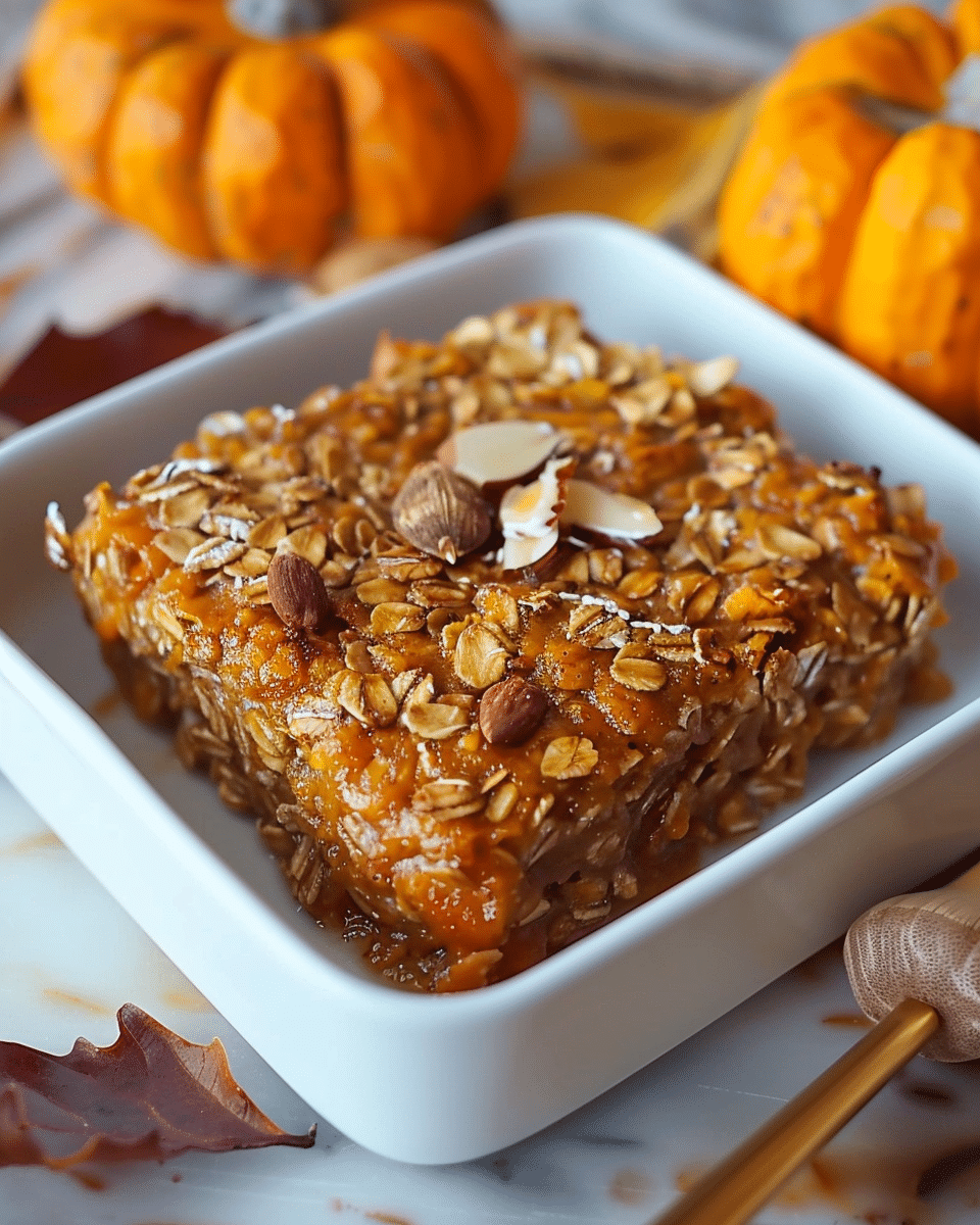 Pumpkin Baked Oatmeal: The Perfect Healthy Fall Breakfast Meal Prep