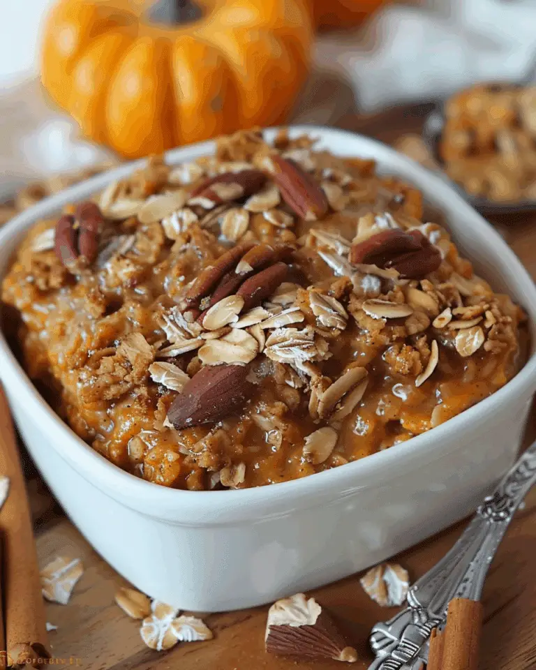 Pumpkin Baked Oatmeal: The Perfect Healthy Fall Breakfast Meal Prep
