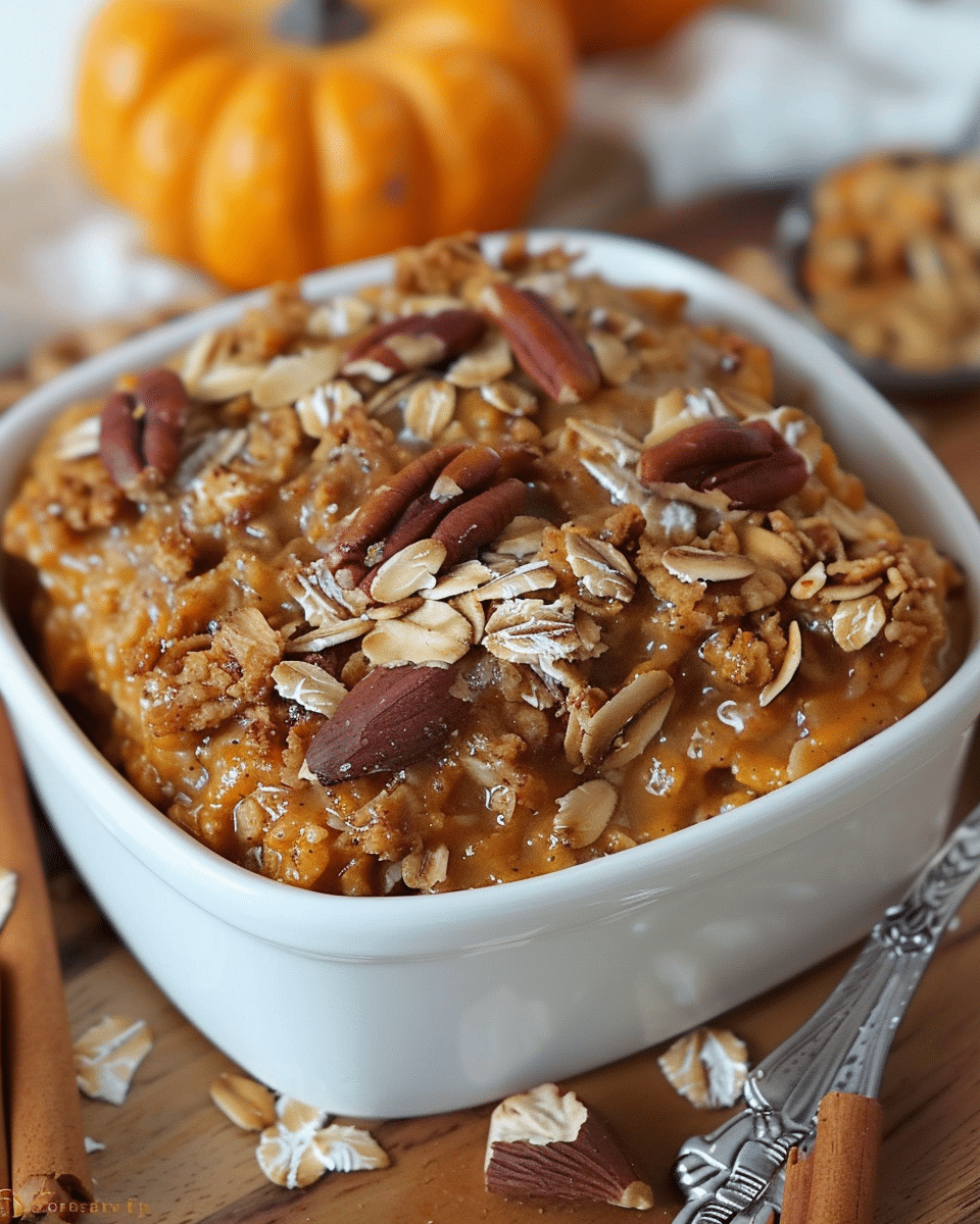 Pumpkin Baked Oatmeal: The Perfect Healthy Fall Breakfast Meal Prep
