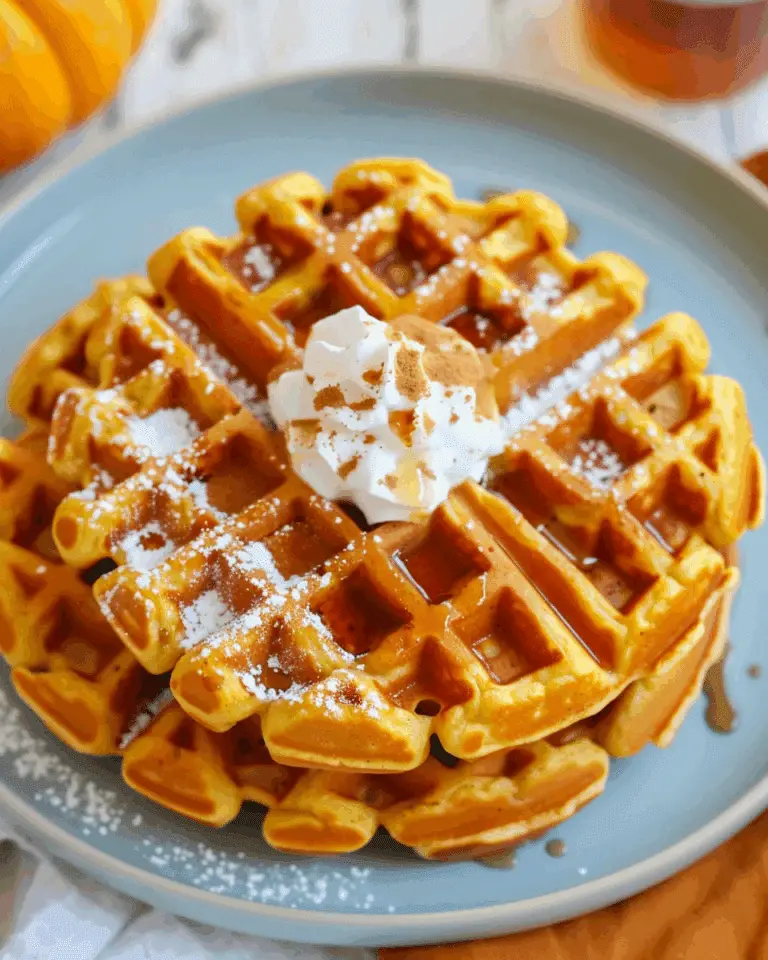 Pumpkin Waffles Recipe