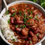 Red Beans and Rice in the Slow Cooker