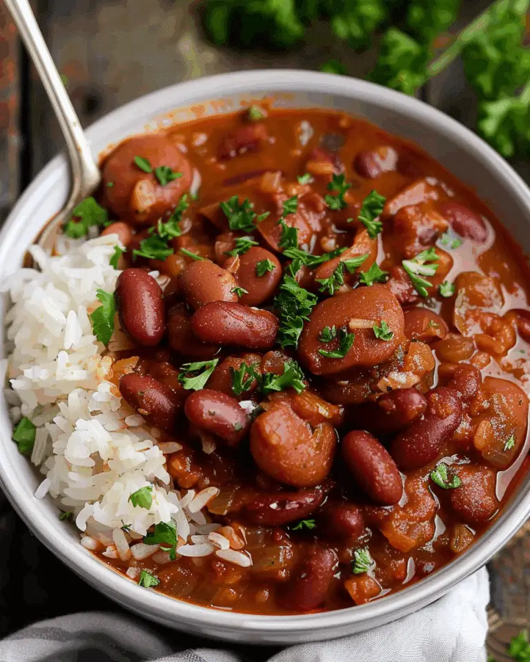 Red Beans and Rice in the Slow Cooker