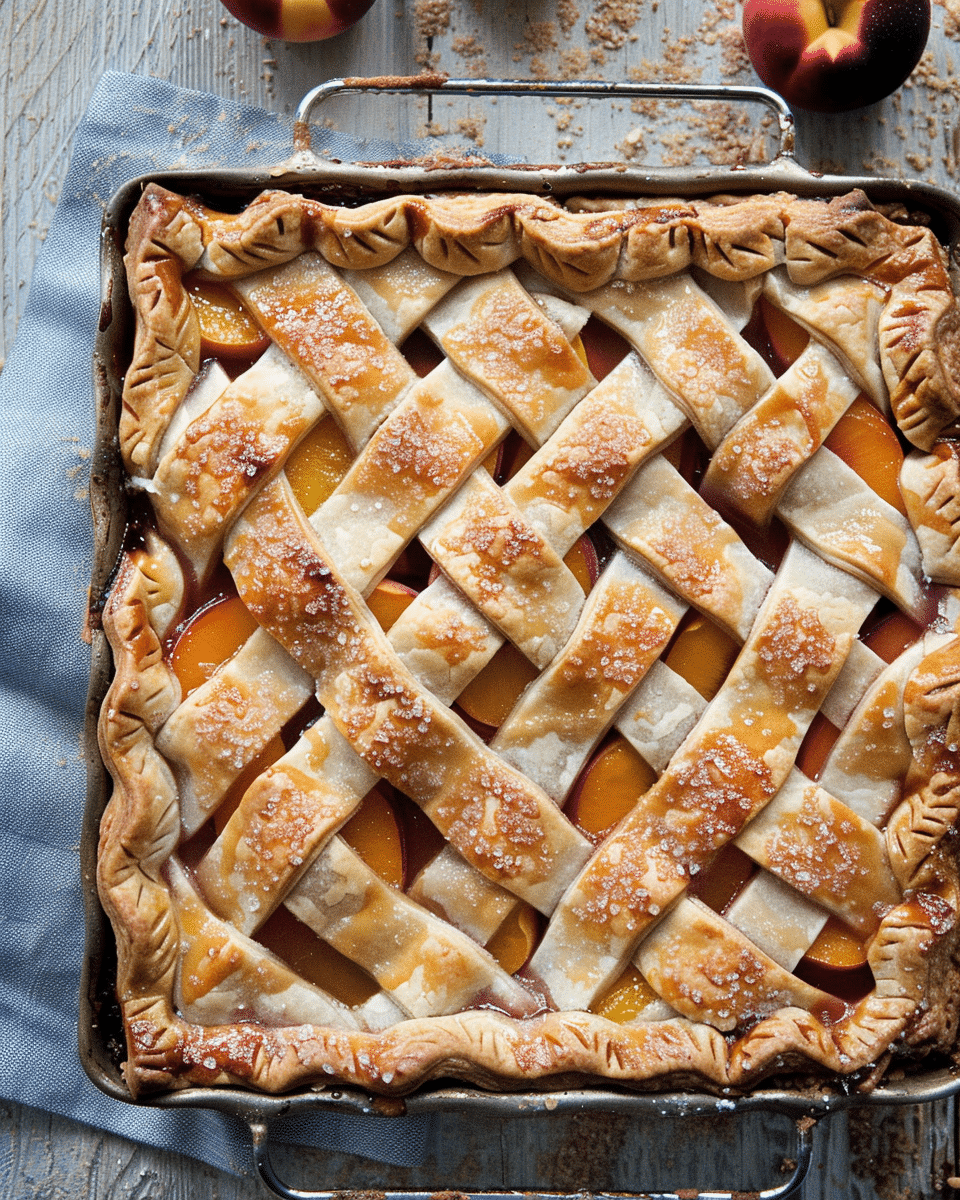 Rustic Peach Slab Pie: The Ultimate Recipe for Summer