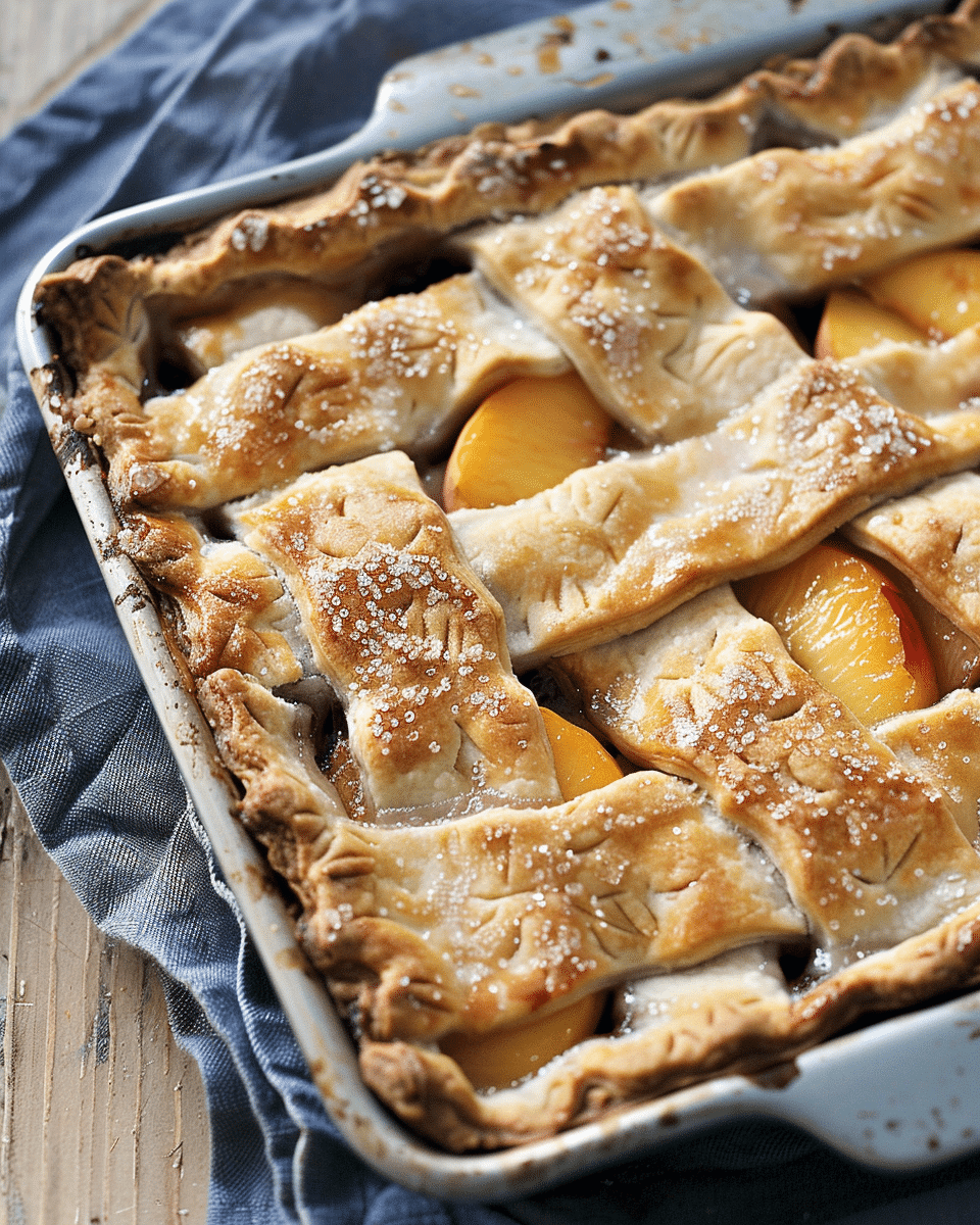 Rustic Peach Slab Pie: The Ultimate Recipe for Summer