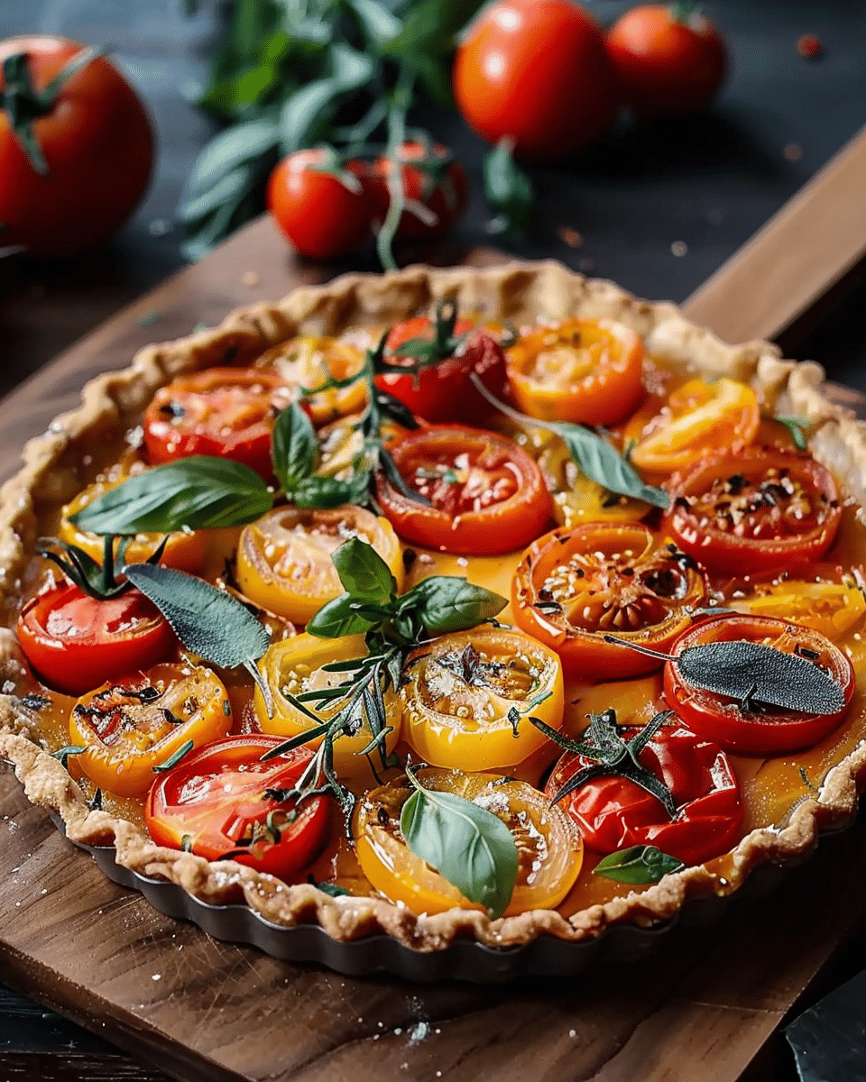 Savory Heirloom Tomato Tart Recipe