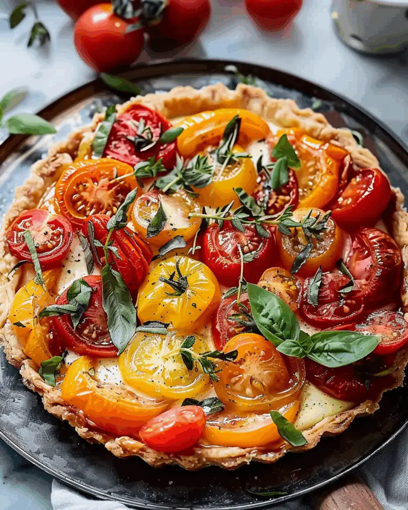 Savory Heirloom Tomato Tart Recipe