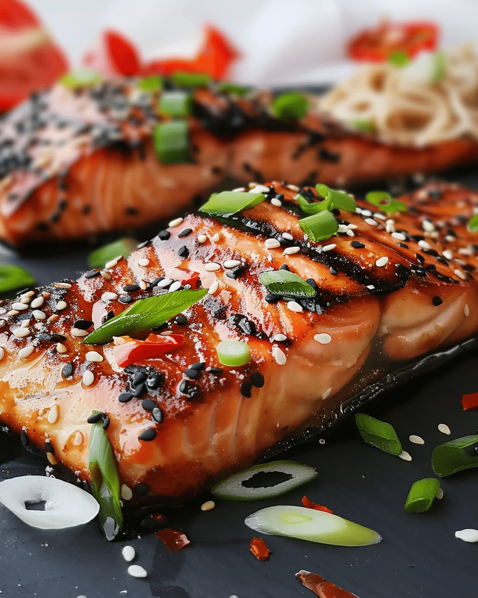 Sesame Grilled Salmon