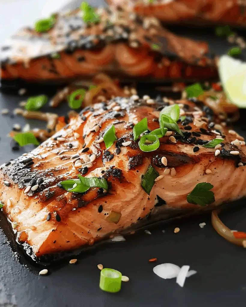 Sesame Grilled Salmon