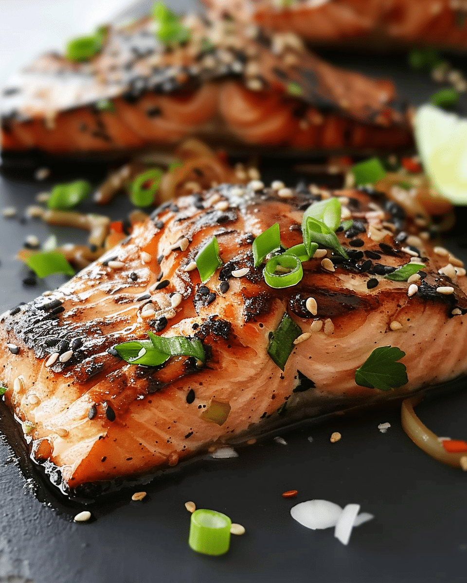 Sesame Grilled Salmon