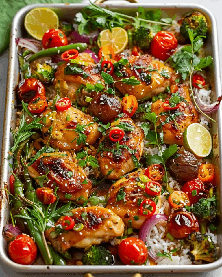 Sheet Pan Thai Chicken – Quick, Easy, Irresistibly Bold