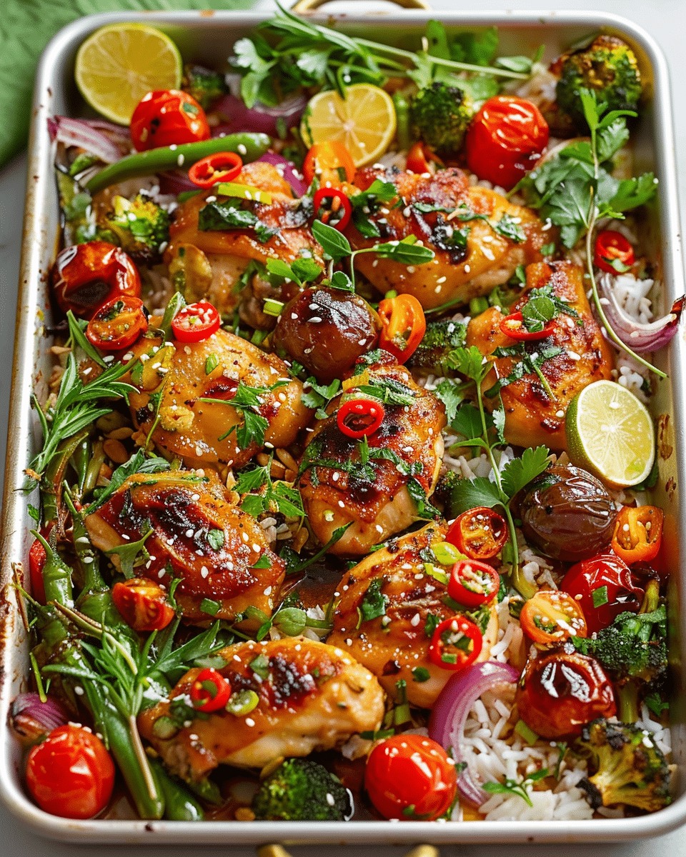 Sheet Pan Thai Chicken – Quick, Easy, Irresistibly Bold