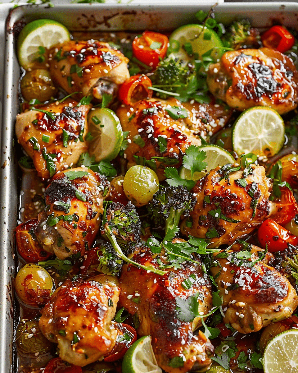 Sheet Pan Thai Chicken – Quick, Easy, Irresistibly Bold