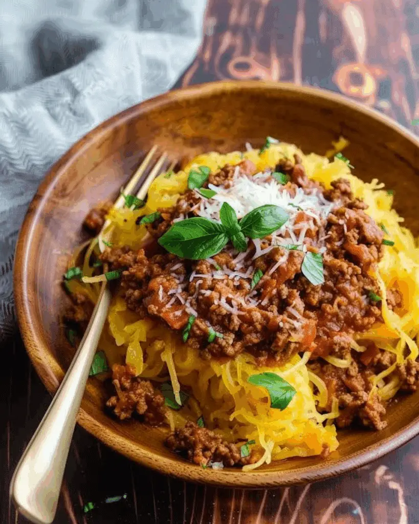 Spaghetti Squash Bolognese Recipe