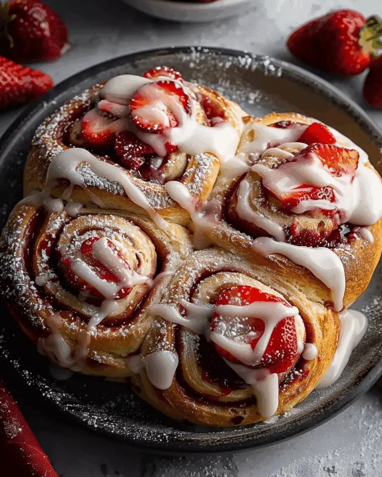 Strawberry Cinnamon Rolls
