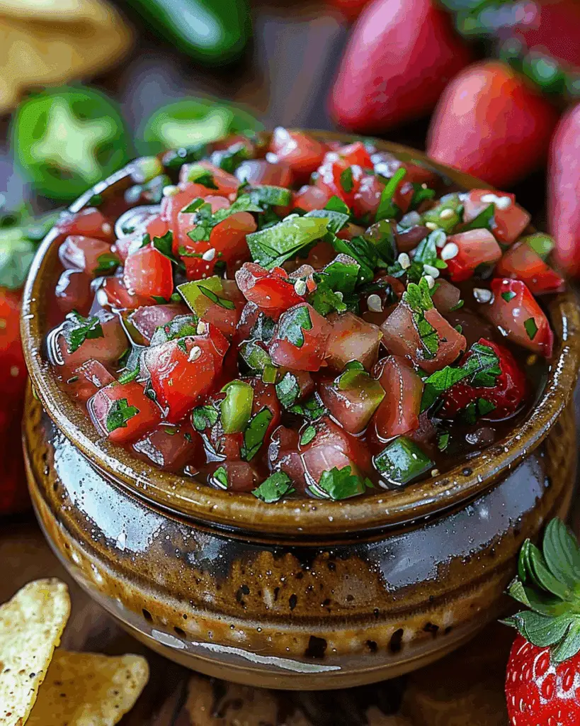 Strawberry Jalapeño Salsa