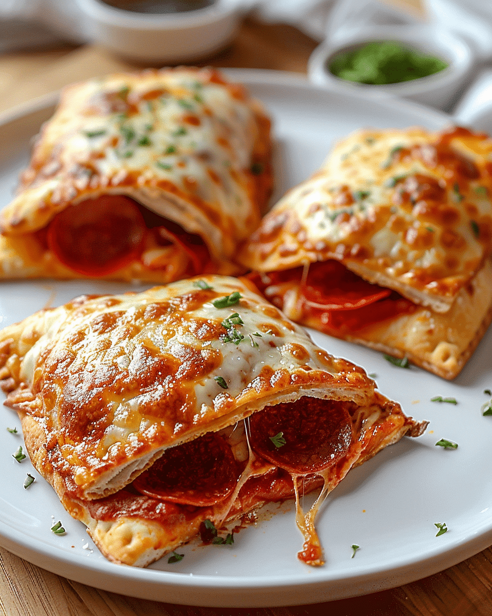 The Best Air Fryer Pepperoni Pizza Pocket