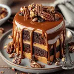 Turtle Caramel Cake
