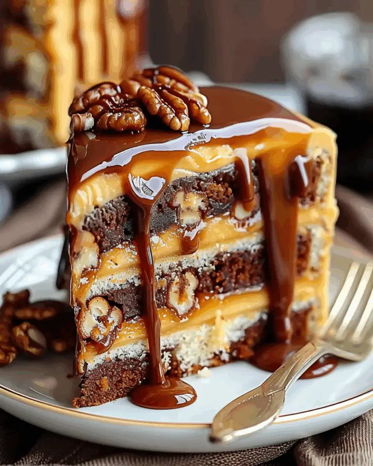 Turtle Caramel Cake