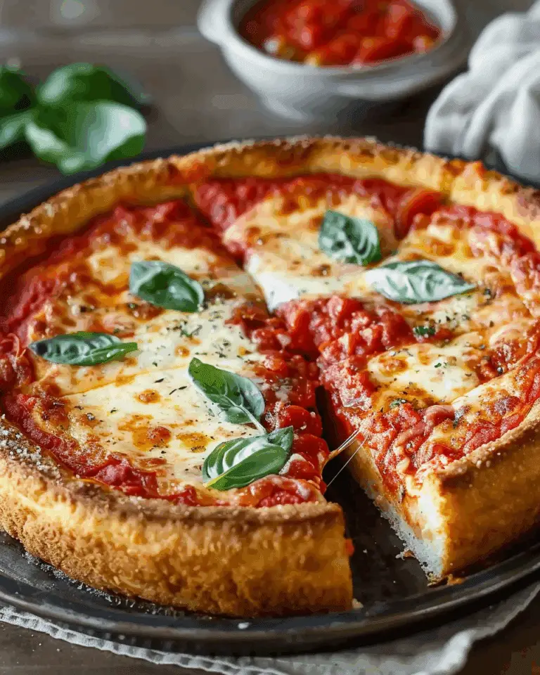 Ultimate Deep Dish Pizza Recipe for a Perfect Homemade Meal