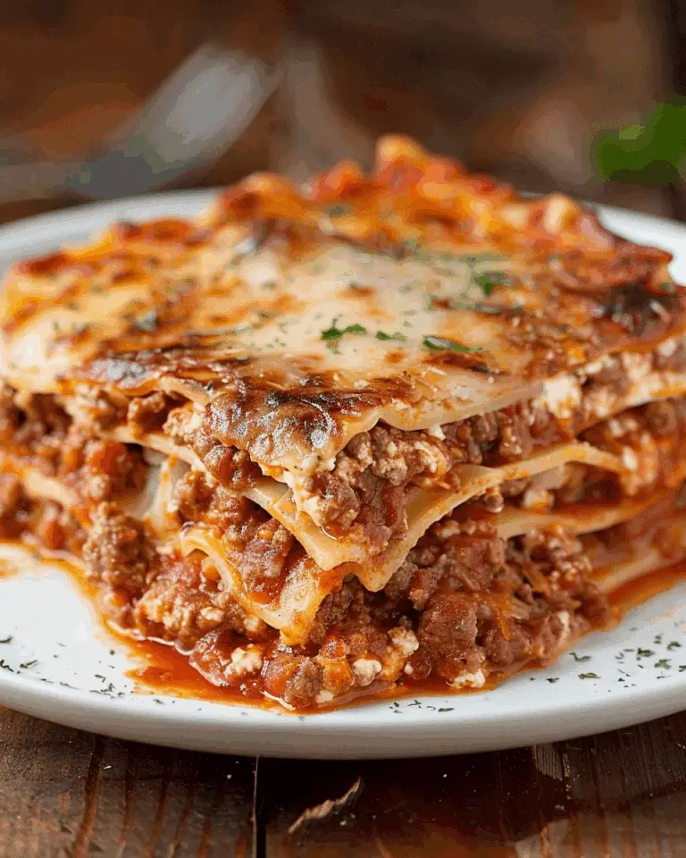 Ultimate Meat Lasagna