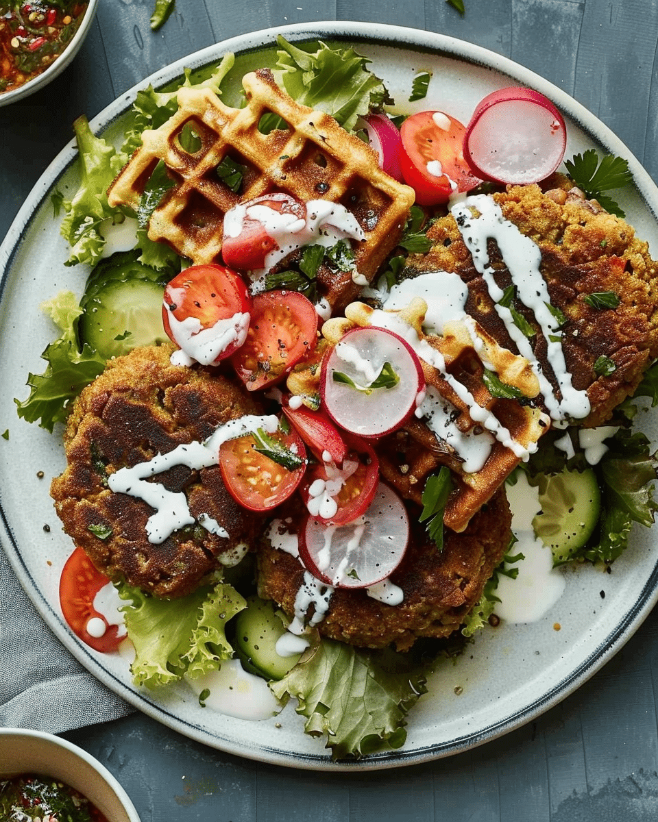 Waffled Falafel
