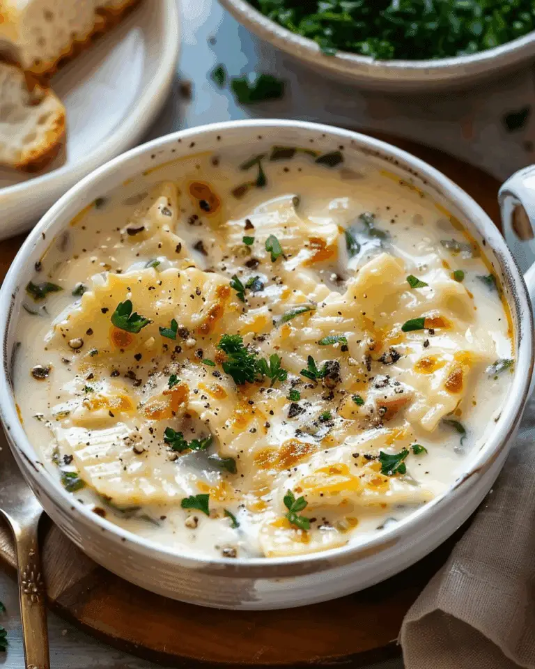 White Lasagna Soup: Creamy and Delicious