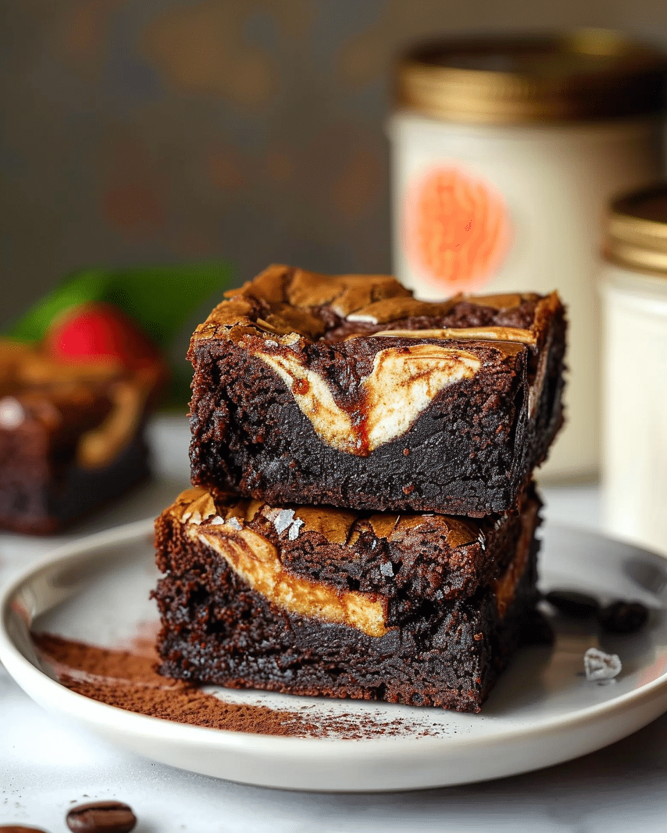 How to Make the Best Vietnamese Coffee Brownies with Condensed Milk Swirl Recipe
