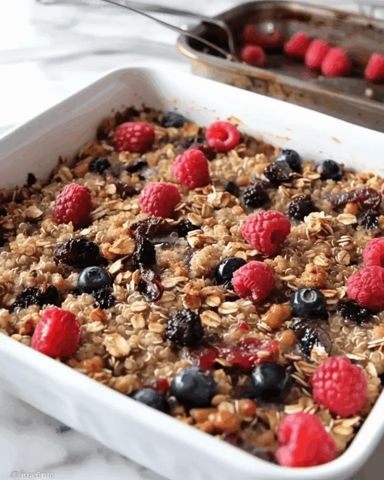Baked Quinoa and Oatmeal