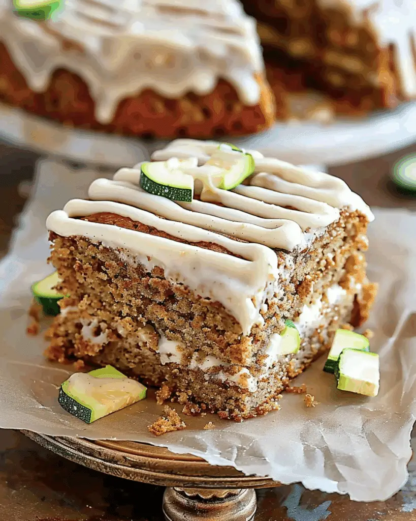 Classic Zucchini Spice Cake