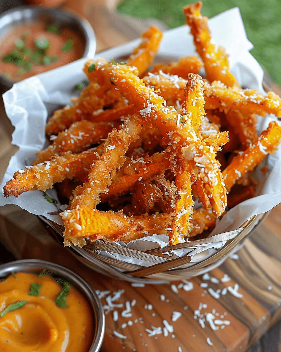 Coconut Tempura Sweet Potato Fries
