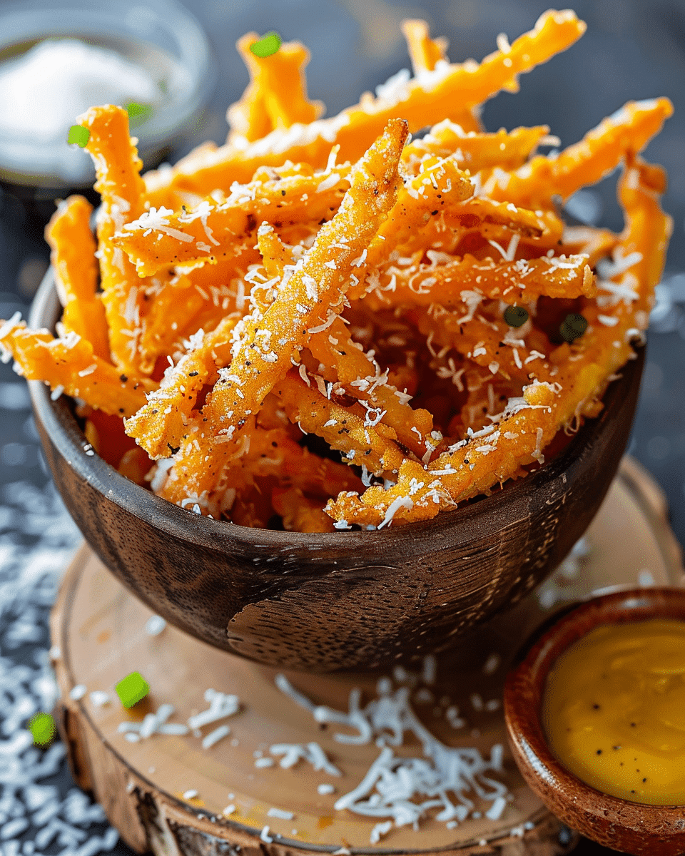 Coconut Tempura Sweet Potato Fries