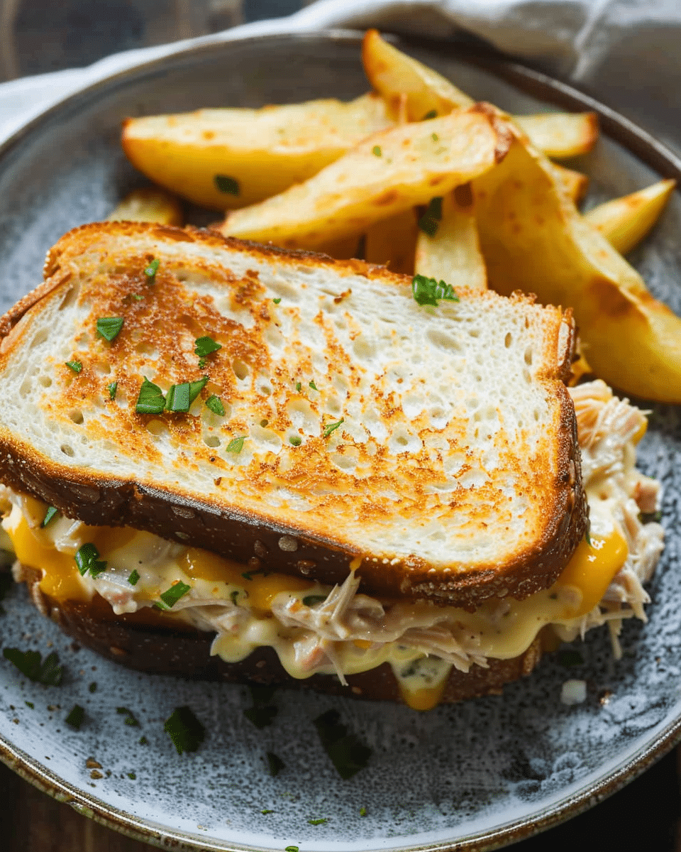 Crispy Cheesy Tuna Melt