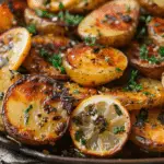 Crispy Roasted Potatoes with Salted Lemon